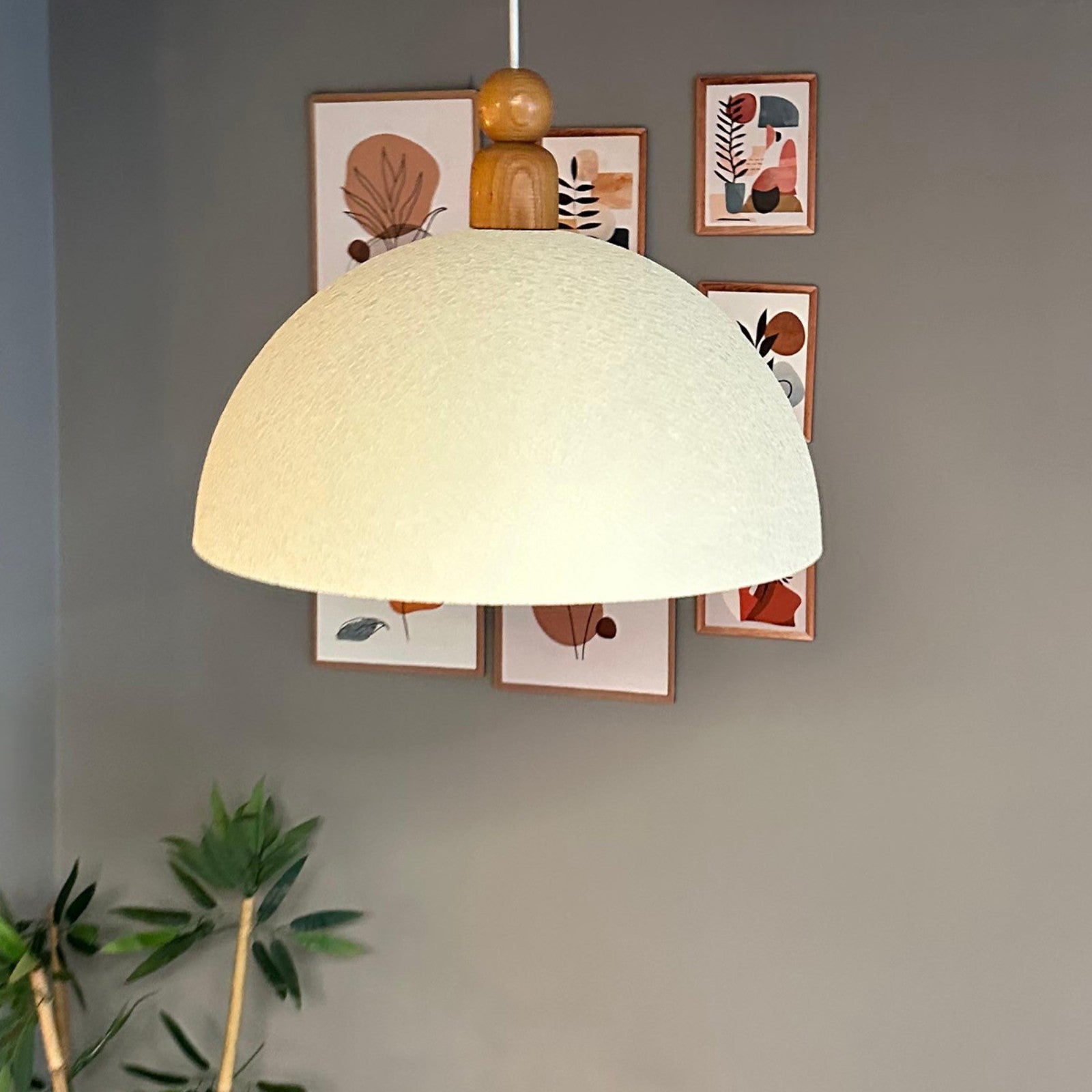 Pendelleuchte Linate Ø40 cm, Texturiert Metall Hängelampe